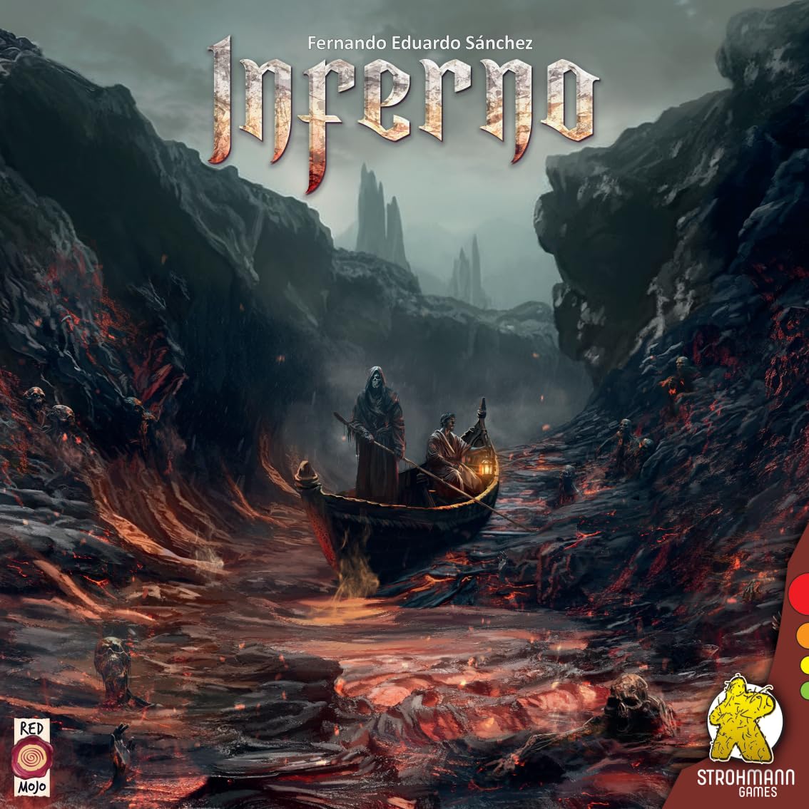 Strohmann Games, Inferno, Expertenspiel, Brettspiel, 1-4 Spieler, ab 14+ Jahren, 120 Minuten, Deutsch