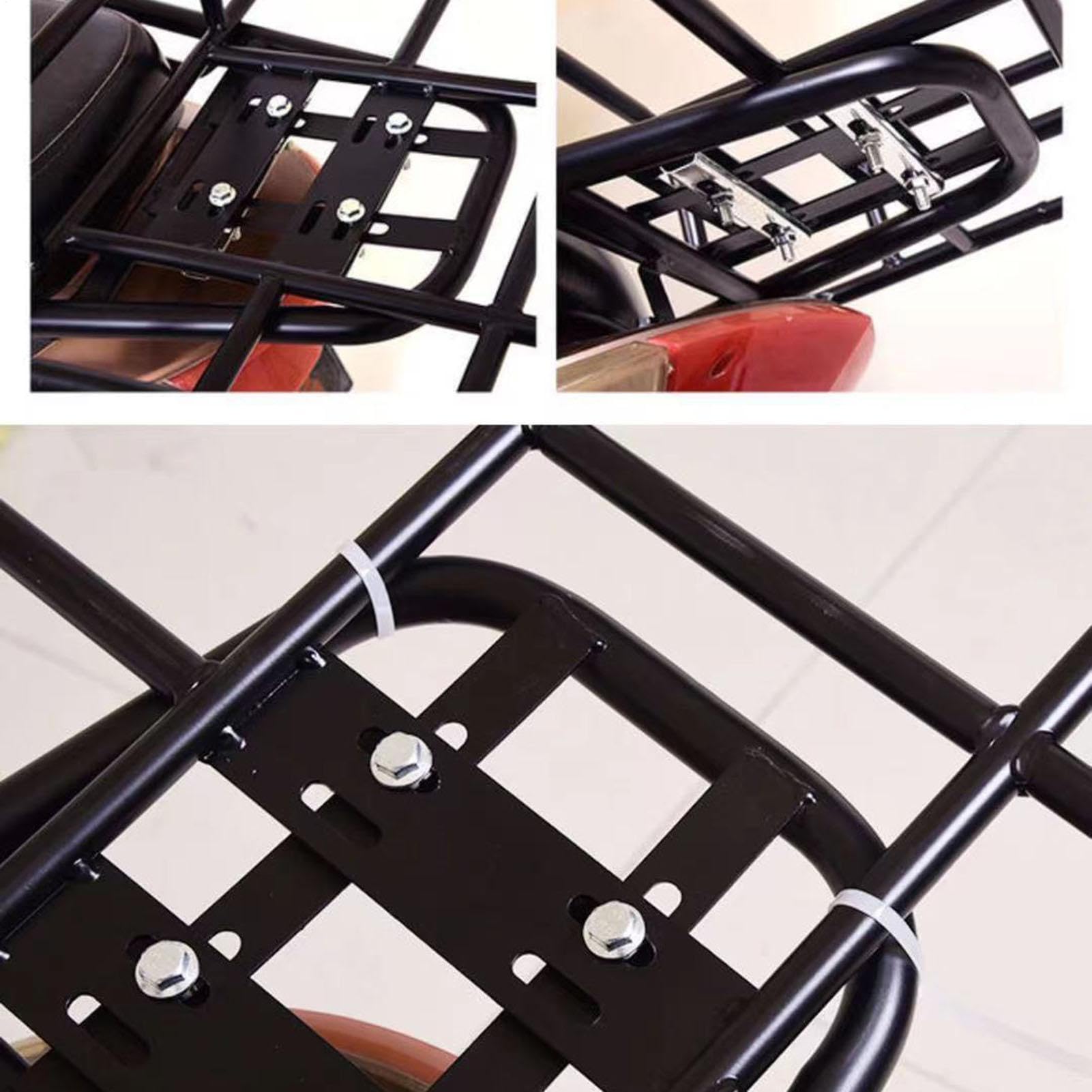 Porte-bagages de vélo, porte-bagages arrière de vélo | Porte-bagages sûr et lisse Rack à bagages de vélo Porte-bagages de vélo Plateau Rack Accessoires de vélo