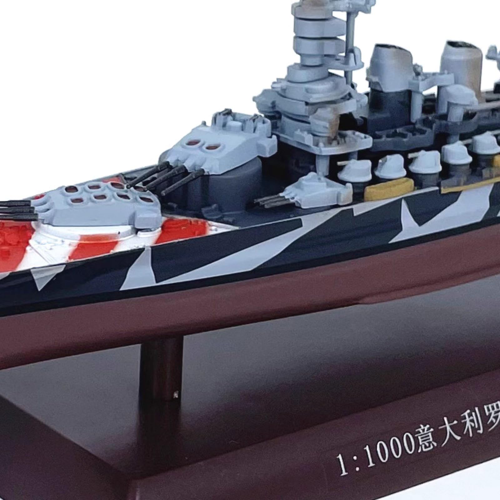 TECKEEN 1: 1000 Scala Italiana Corazzata Roma Battleship Lega Modello Nave da guerra Modello Militare Diecast Nave Modello per Collezione