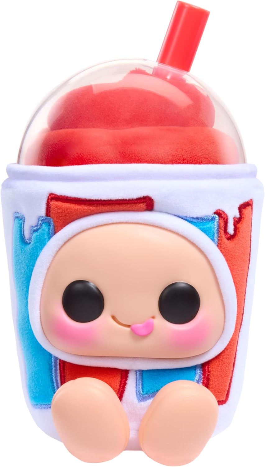 ICEE Slushies Series, Blind Box Collectible Plush, Limited Edition, 3 to Collect, Blue Raspberry, Cherry, and White Cherry Great Gift for All Ages