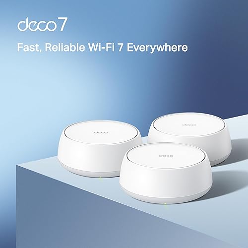 Miniatura 2 de TP-Link Deco 7 BE23 Sistema Wi-Fi de doble banda BE3600 WiFi 7 Mesh | 4-Stream 3.6 Gbps, 160 Mhz | Cubre hasta 6,500 pies cuadrados | 2 puertos 2.5G