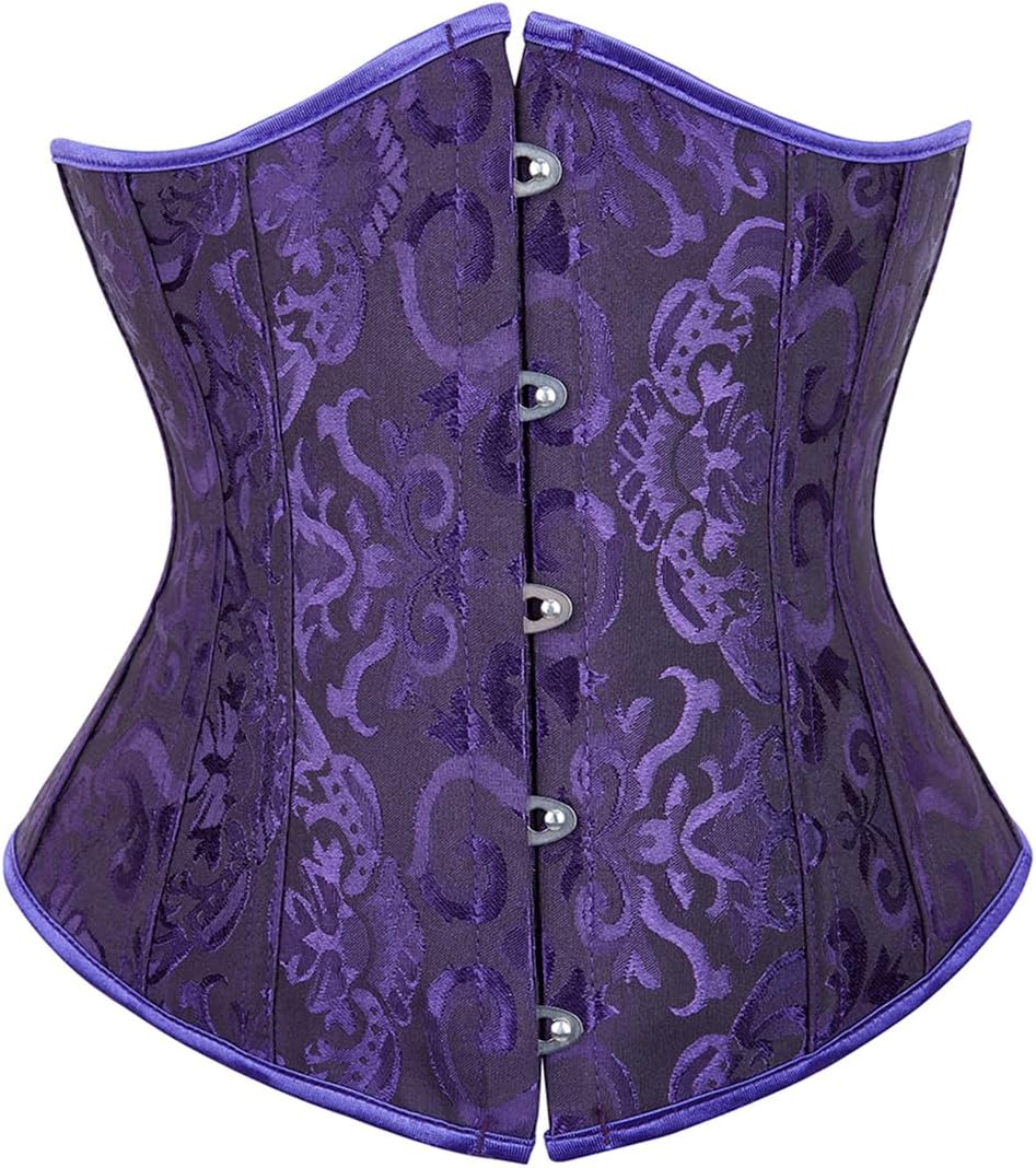 Women's 9427 Lace Up Boned Underbust Waist Trainer Corset