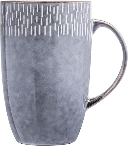 Taza de café de cerámica extragrande, 21 onzas, taza de té de gran tamaño para el hogar y la oficina, con mango grande, apta para lavavajillas y