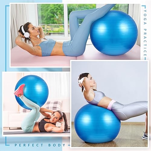 Miniatura 4 de El kit de iniciación de yoga de 10 piezas incluye esterilla de yoga con correa de transporte, 2 bloques de yoga, correa de yoga, pelota de pilates,