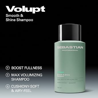 Sebastian Professional Volupt Shampoo & Conditioner, Volume Boosting, For Fine, Natural or Colored Hair, Bundle Set, 8.4 fl oz