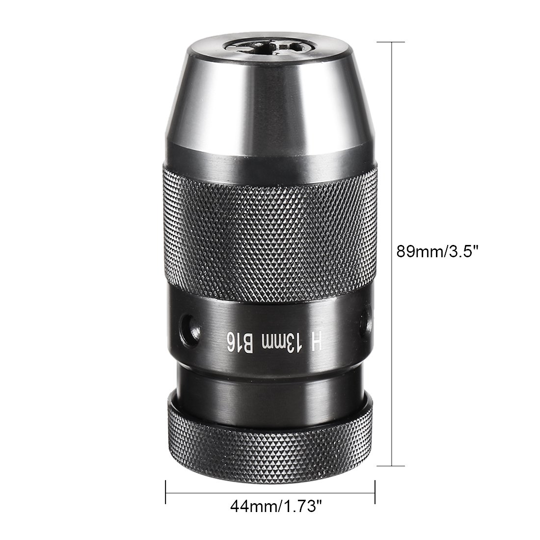 Ruilogod 1/32 pollici -1/2 pollici Drill Keyless Chuck Self-Selfen, B16 Mount