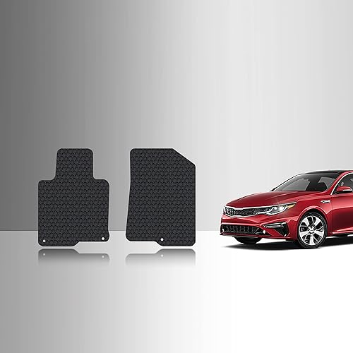 TOUGHPRO Accesorios de alfombrillas (juego de fila delantera) compatibles con Kia Optima para todo tipo de clima, resistentes (fabricados en Estados