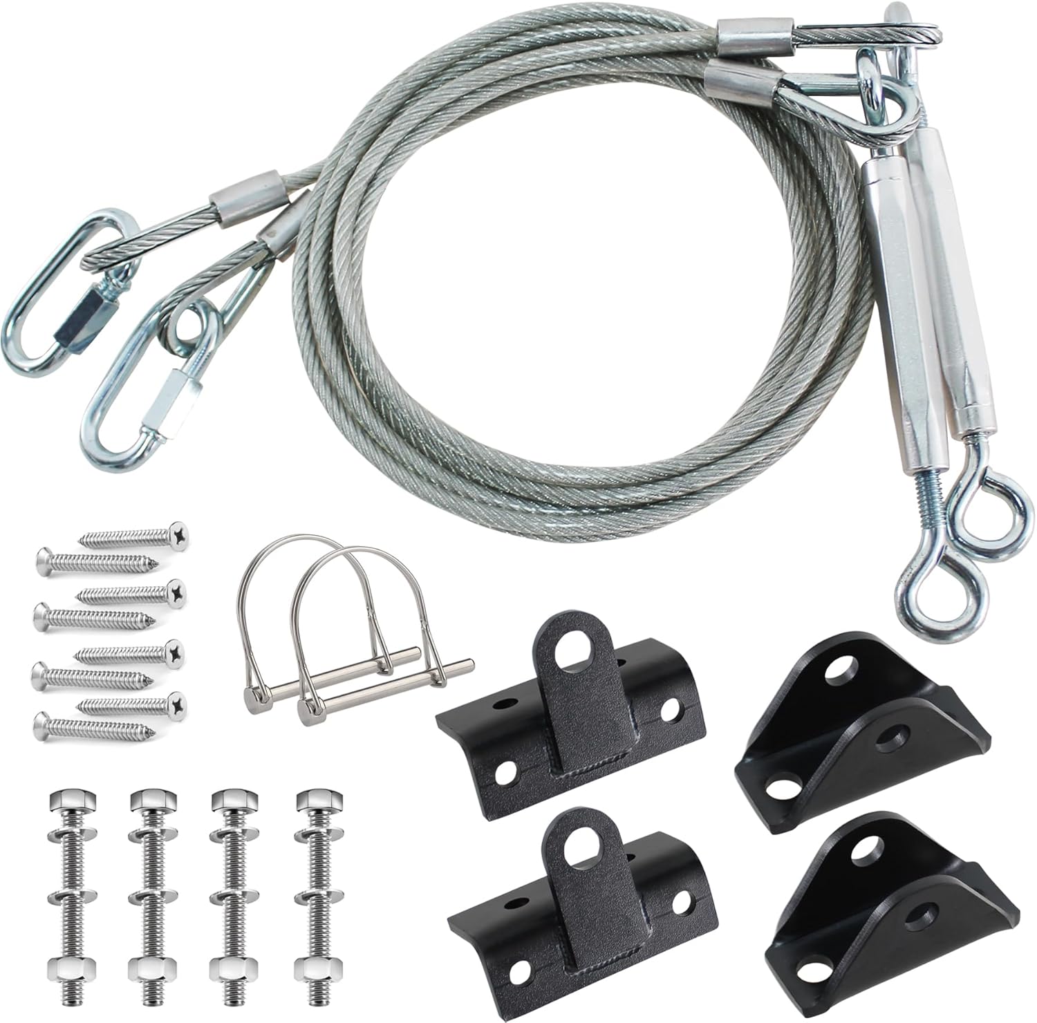 Upgrade Toy Hauler Patio Kit, Conversion Cable Kit for Toy Hauler Patio Doors, 2315891 Multi Purpose Components, Completely Closes Toy Hauler Door Without disassembly, Toy Hauler Accessories - 109"
