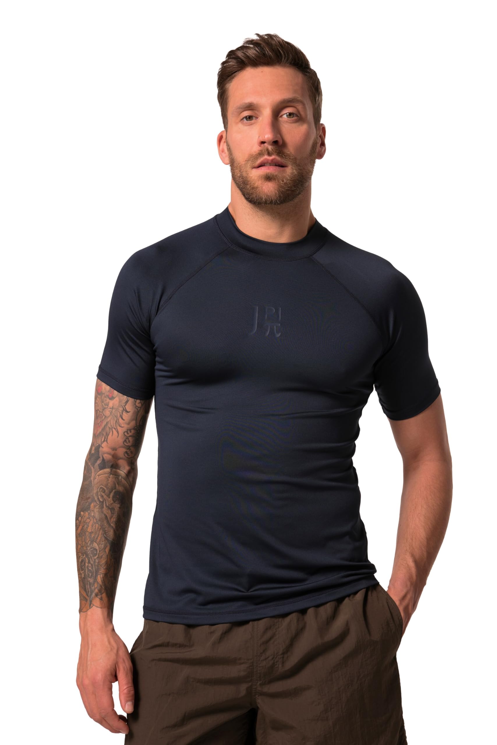 JP 1880 Schwimmshirt, Halbarm, Stehkragen, UV-Schutz 806611