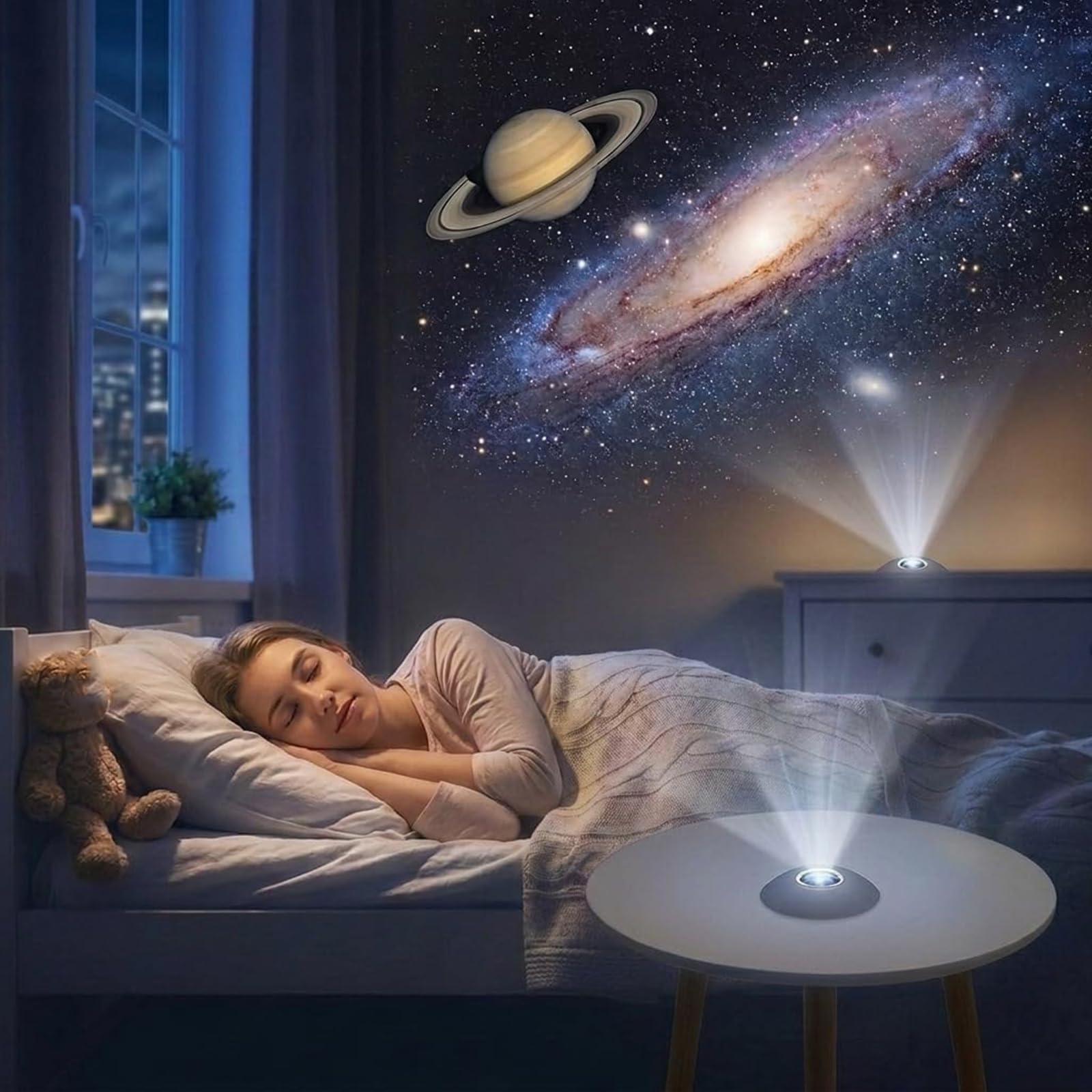 24 szt. Dyski zamienne do projektora Starry Sky, Galaxy Lampka nocna, slajdy do sypialni, sufitu, samochodu, Impreza, bar (A)