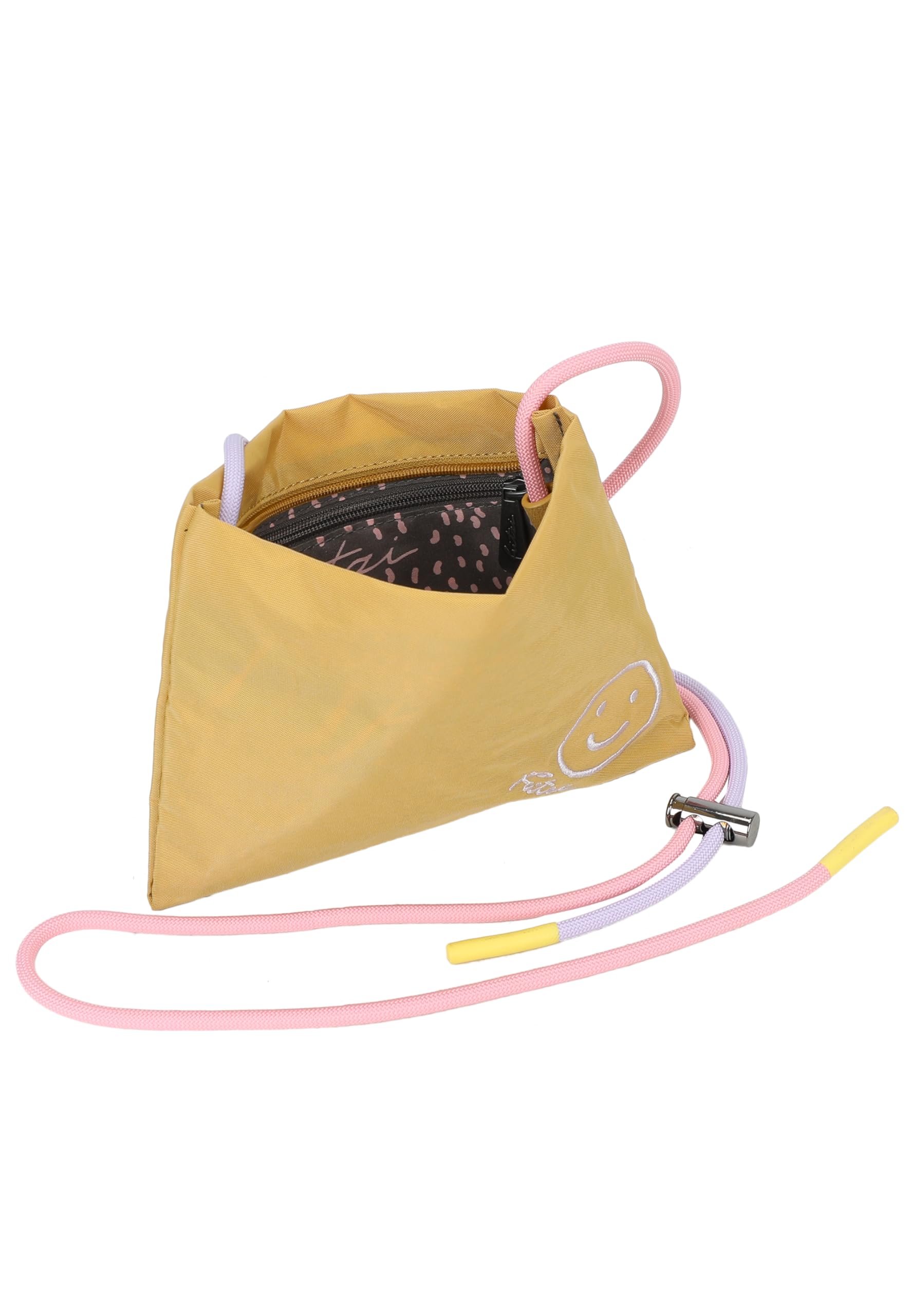 Fritzi ME Cross Umhängetasche Nylon Damen Crossbody Handtasche Festival City vegan Leoprint Smile 17,5 x 24 x 1 cm – Berry, Circus, Plumy, Sand, Black, Jade, Mango, Sunset