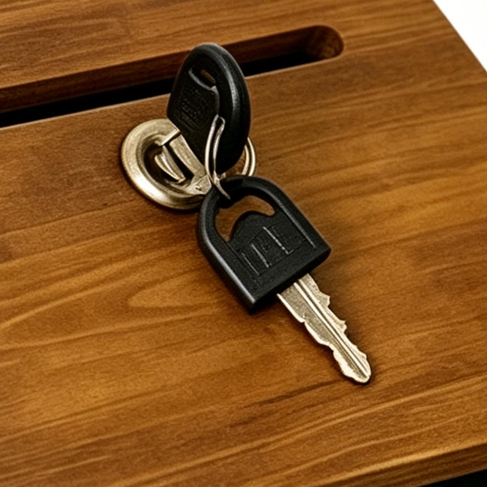 Buzón de Comentarios de Madera de Madera Privada con Cerradura para | Cubo de Donaciones y Propinas para Cafetería Escuela Restaurantes Bar Salón Comunitario
