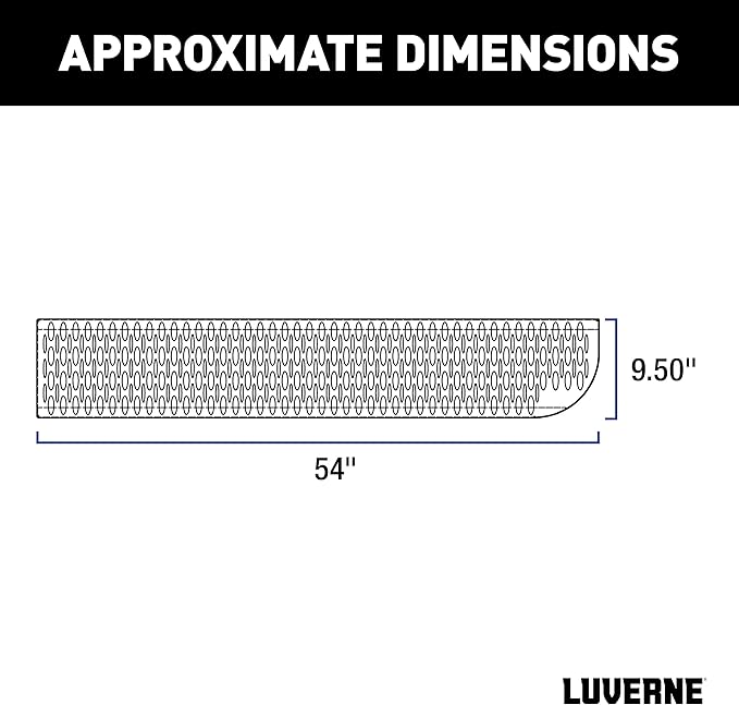 Estribo lateral LUVERNE acero aluminio 55x10x4in para Ford Transit miniatura 2