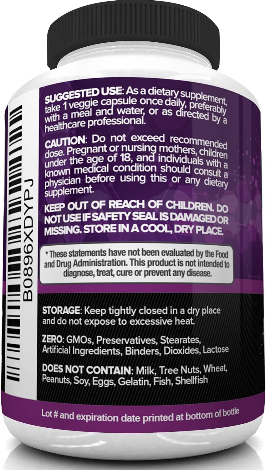 Nutrivein Premium Zinc Picolinate 100mg - 120 Capsules - Immunity Defense Boosts Immune System & Cellular Regeneration - Maximum Strength Bioavailable Supplement - Essential Elements for Absorption: Health & Personal Care