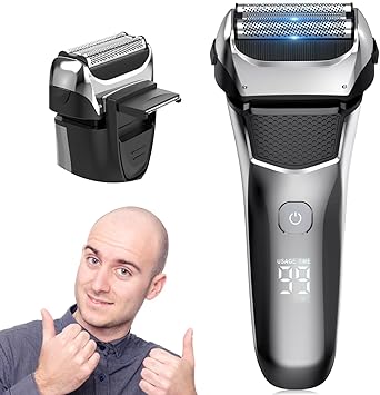 Amazon.com: Electric Razor,Electric Shavers for Men,IPX6 Foil Shaver ...
