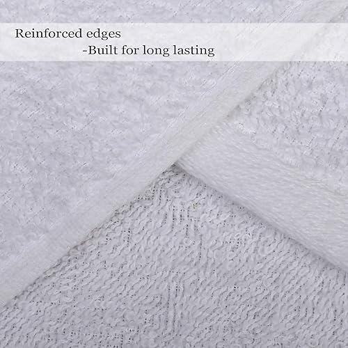 Miniatura 10 de RAJRANG - Toallas de mano suaves y extragrandes, de algodón, lujosas, para uso diario, toallas de baño, toallas de cocina, color azul marino, juego