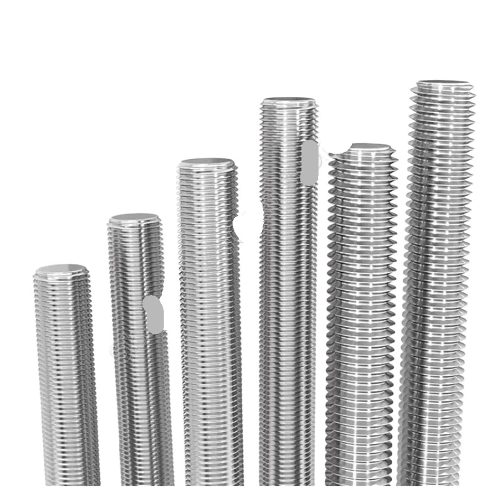 M4 M5 M6 M8 M10 M12 M14-M24 Varilla roscada completa con dientes invertidos Varillas rosca métrica a izquierda Tornillo Perno de acero inoxidable L=250 mm(M14x2.0x250mm)