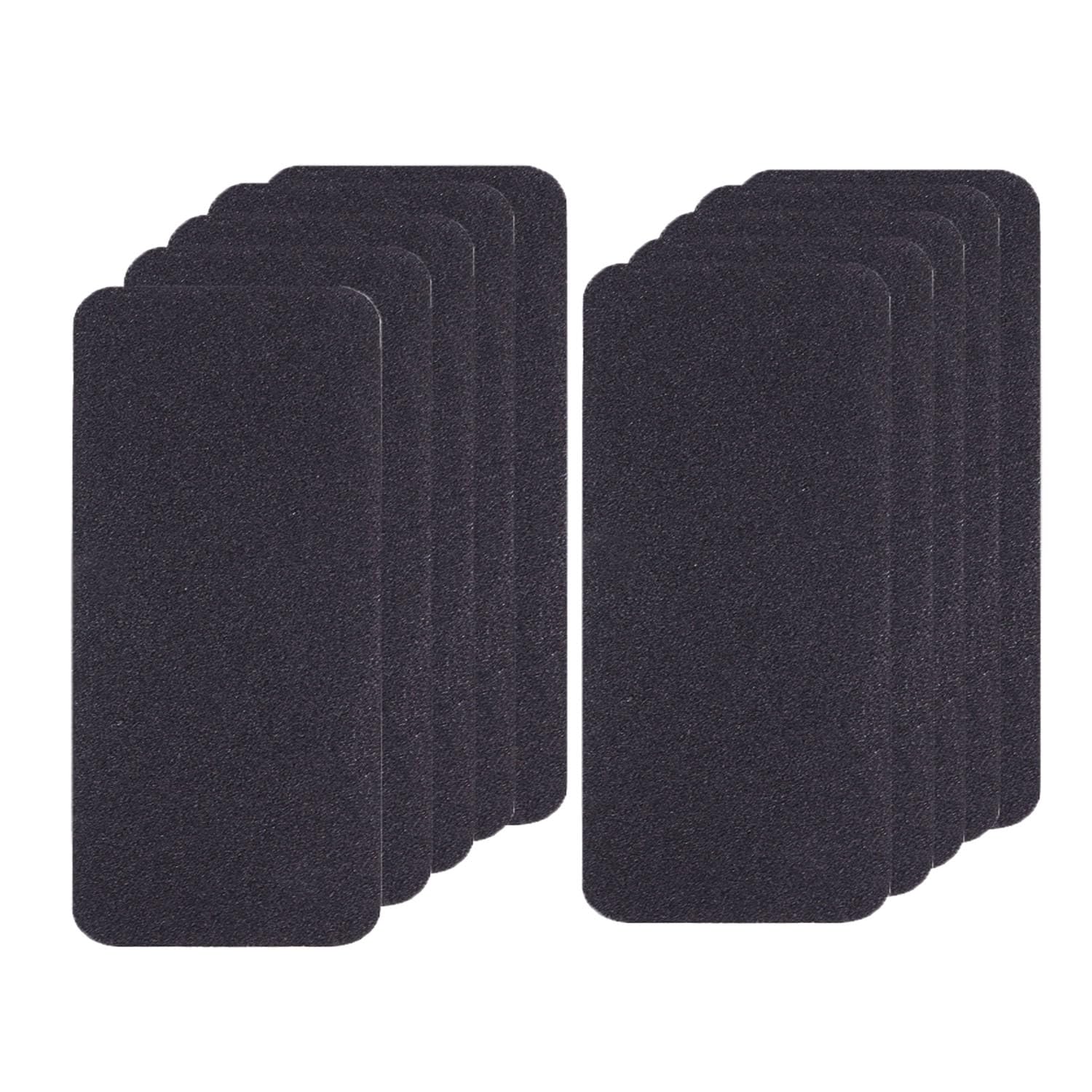 10pcs Cat Scratching Manicure Strips - Nail File for Cats Scratch Liner for Litter Box Furniture Door Floor Peel Stick Scratching Sandpaper (Black