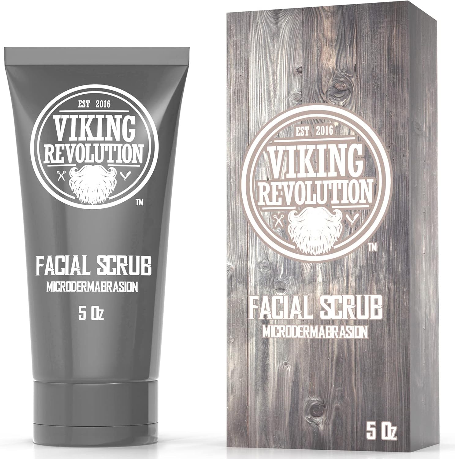 Viking Revolution Face Wash Men Microdermabrasion Mens Face Wash