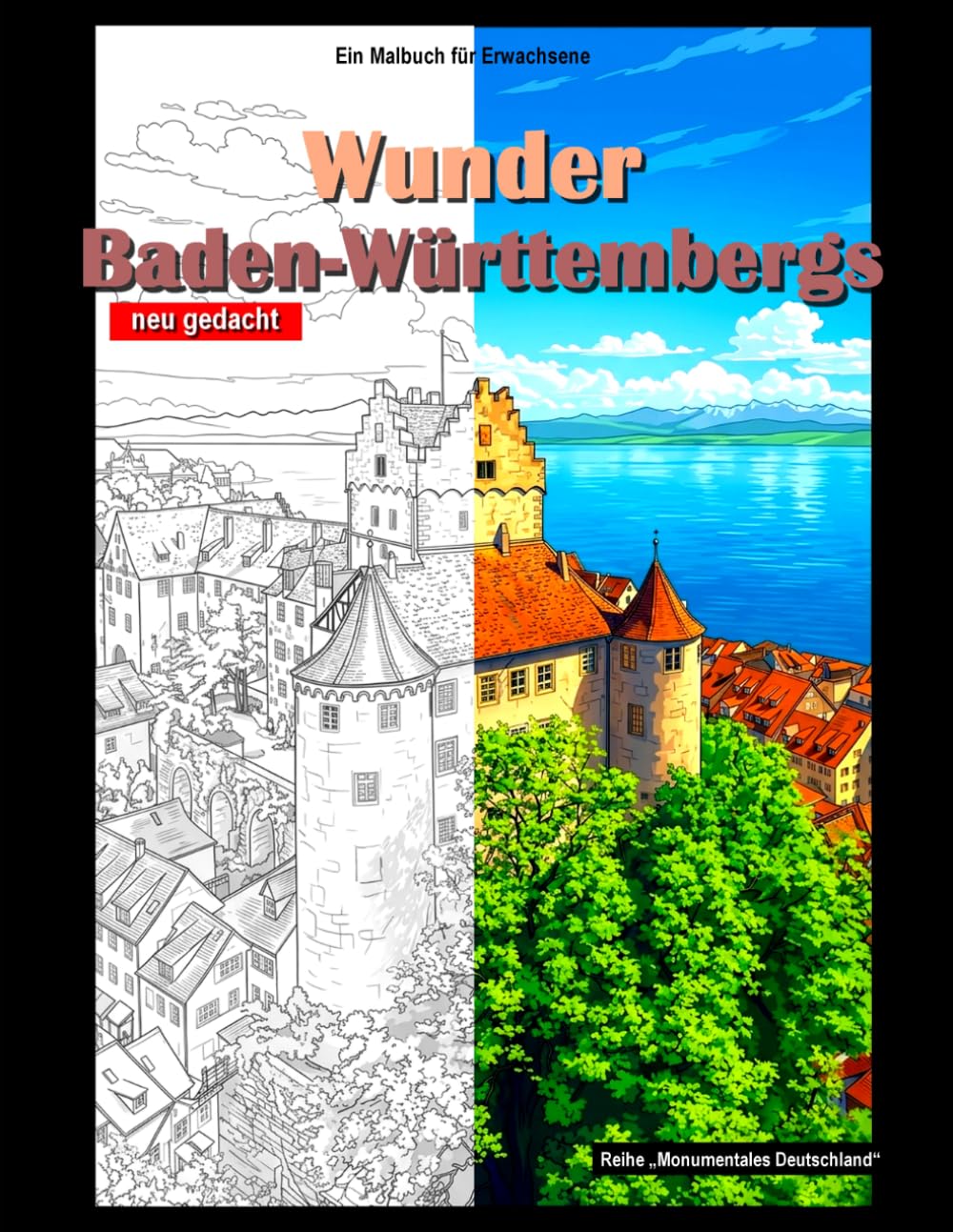Wunder Baden-Württembergs: Ein Malbuch für Erwachsene (Monumentales Deutschland)