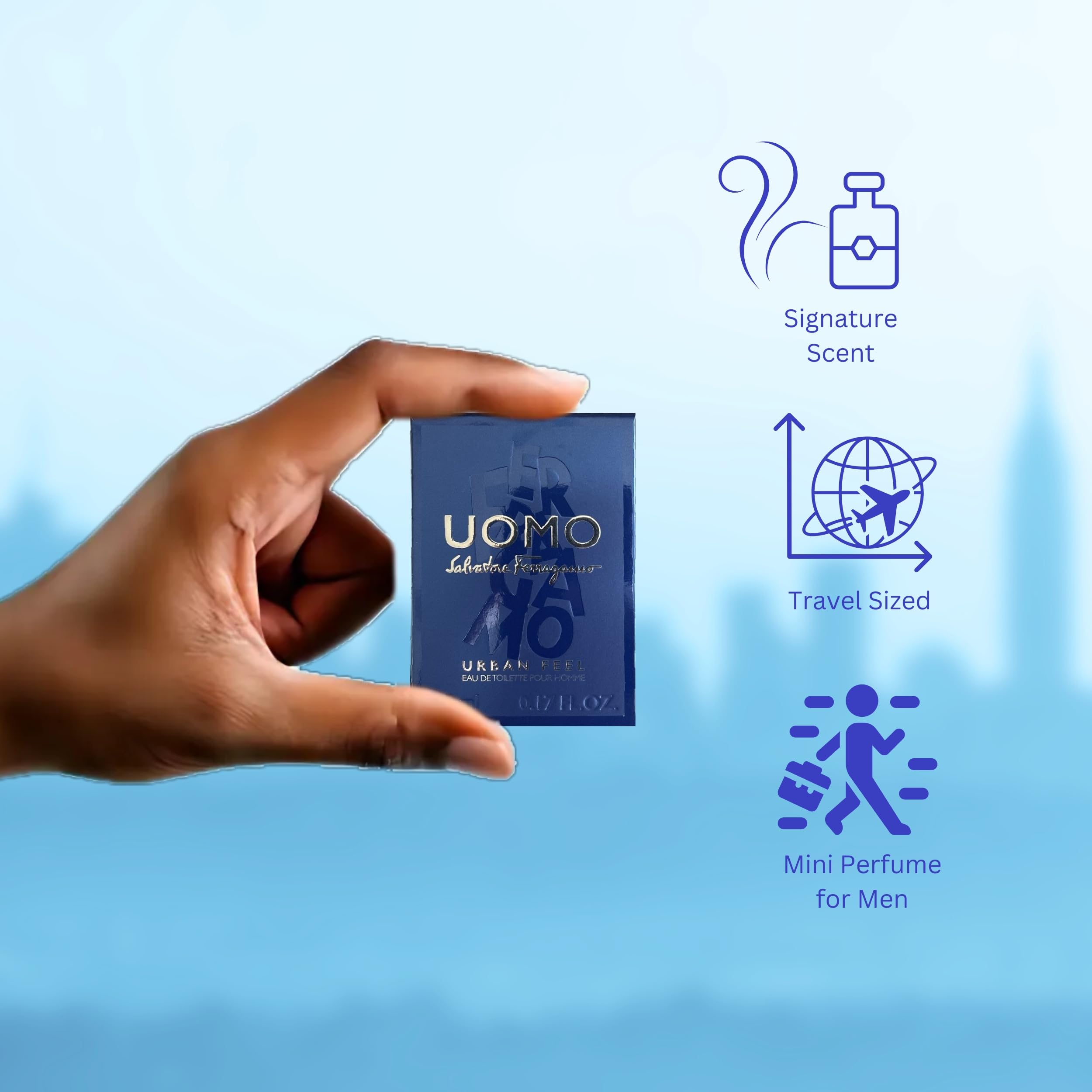 Amazon.com: Salvatore Ferragamo Uomo Urban Feel Mini perfume para