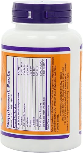Miniatura 3 de NOW Plant Enzymes, 120 VCaps (paquete de 2)