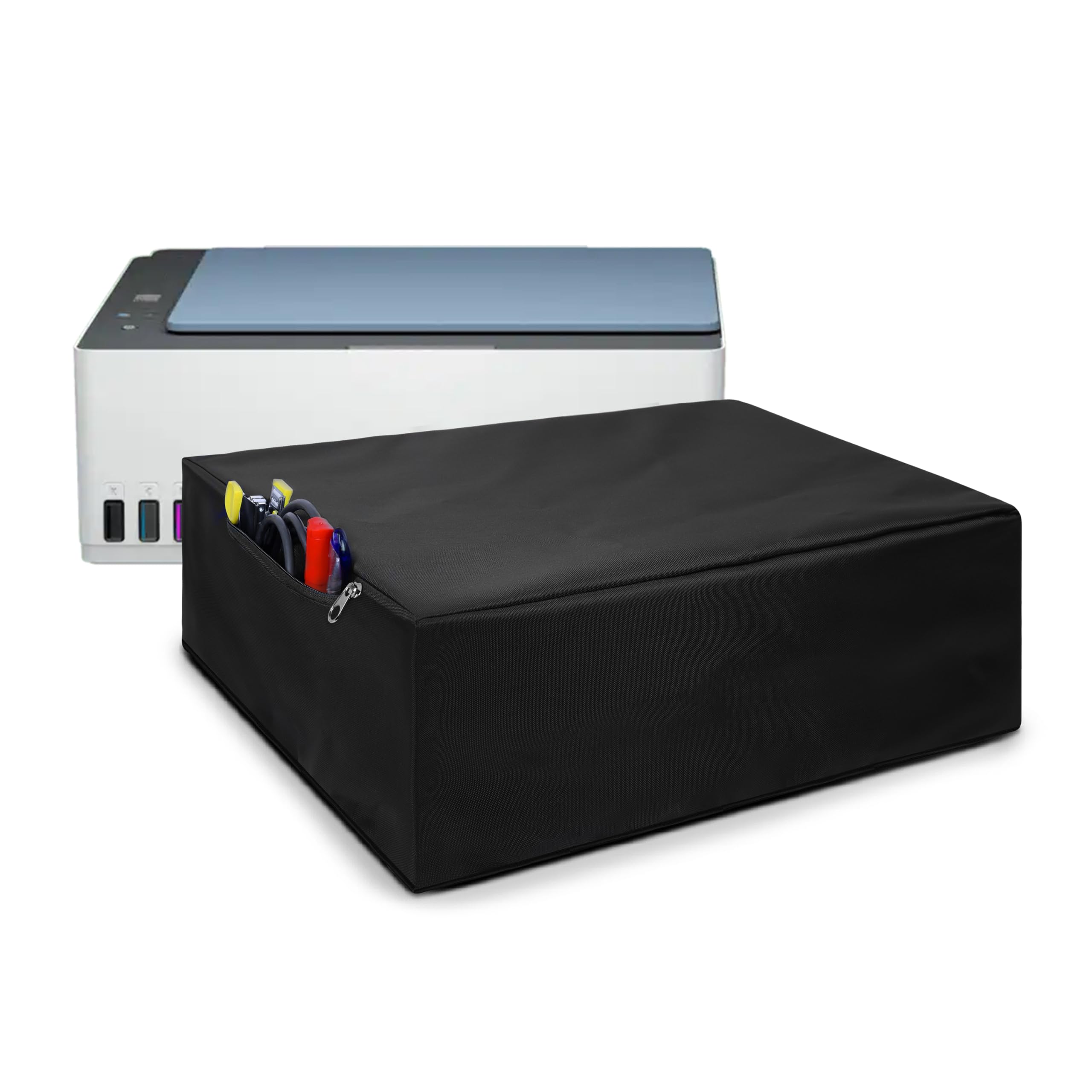 Alifiya Dust Proof Washable Printer Cover for HP Smart Tank 585 / 525 / 520 All-In-One - Black