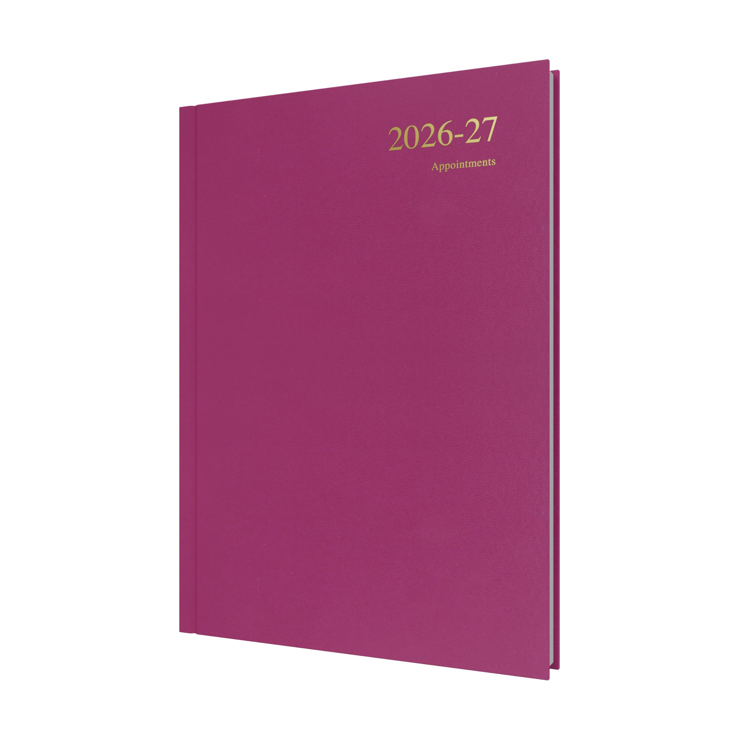 2026-2027 Mid/Academic Year Planner - 13 Month A4 Day-to-Page with Appointments - Collins Debden Essential Range Dark Pink (ESSA41M.63-2627)