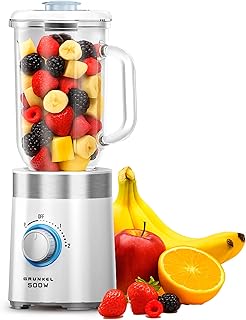 Grunkel BT-Practica 500 W 1 Litre Blender and Stainless Steel Blades