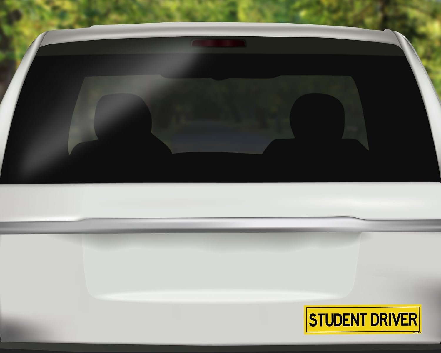 Reflective Student Driver Magnets for Car – Set of 3