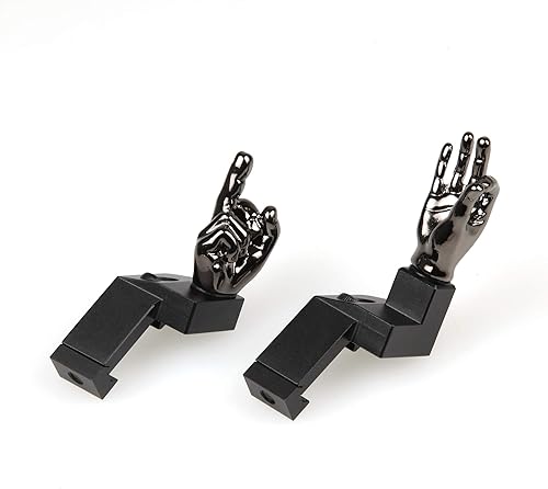 Stinger Set de miras de dedo de novedad, juego de miras de hierro de respaldo delanteras y traseras BUIS, compatible con riel Picatinny y Weaver,