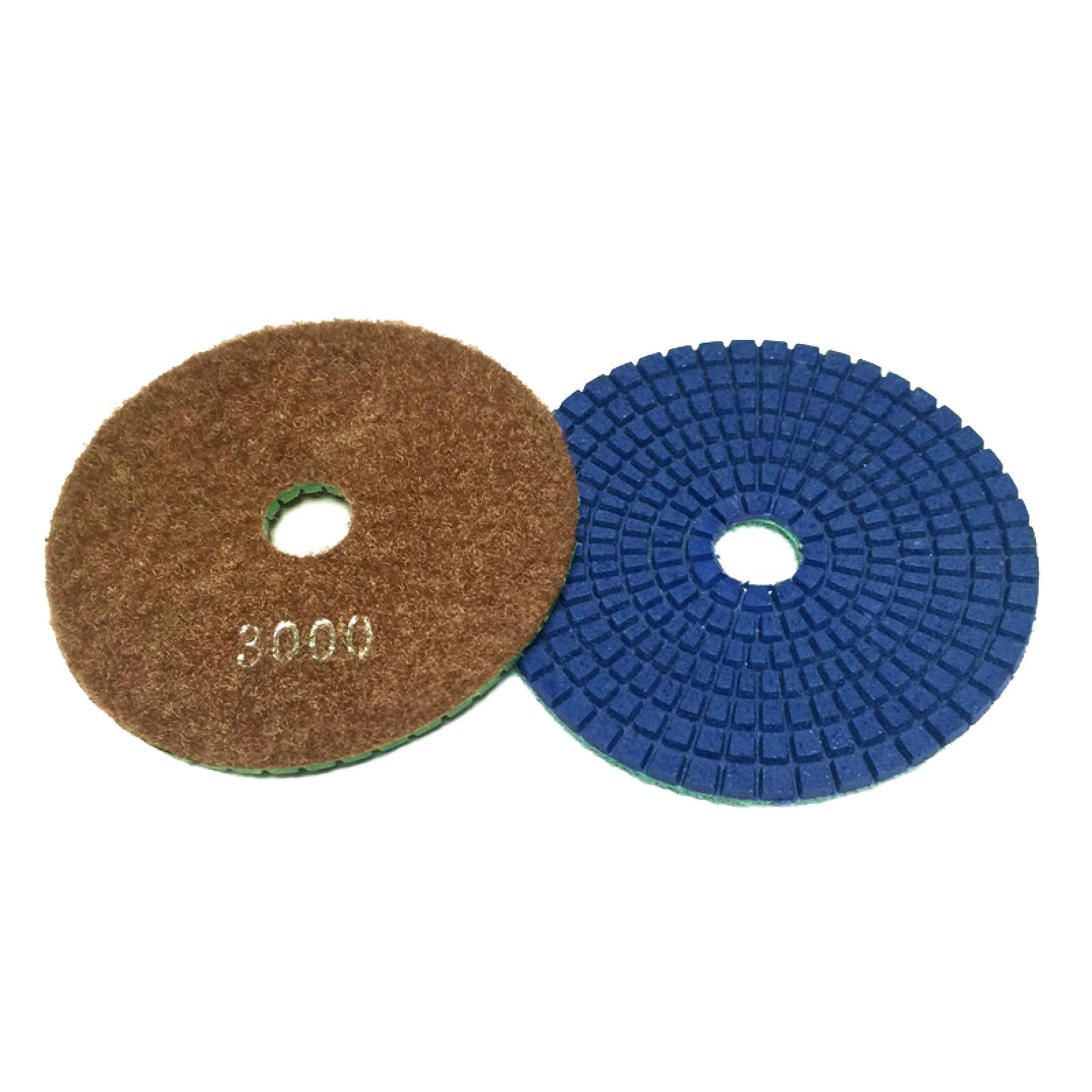 Almohadillas De Pulido De Diamante Húmedo De 4 Pulgadas, 10 Uds., Almohadilla De Pulido De Mármol Flexible De 100mm Para Disco De Molienda De Piedra De Granito 4DS3,Granos 400