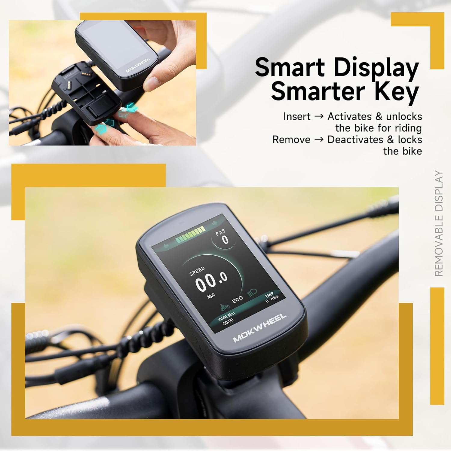 MOKWHEEL Electric Bike for Adults 1300W, Full Suspension Electric Mountain Bike, Compatible with Inverter, SHM 10-Speed Torque Sensor Ebike, 26'' Fat Tire Ebike, 48V 19.6AH ElectricBike with 80 Miles