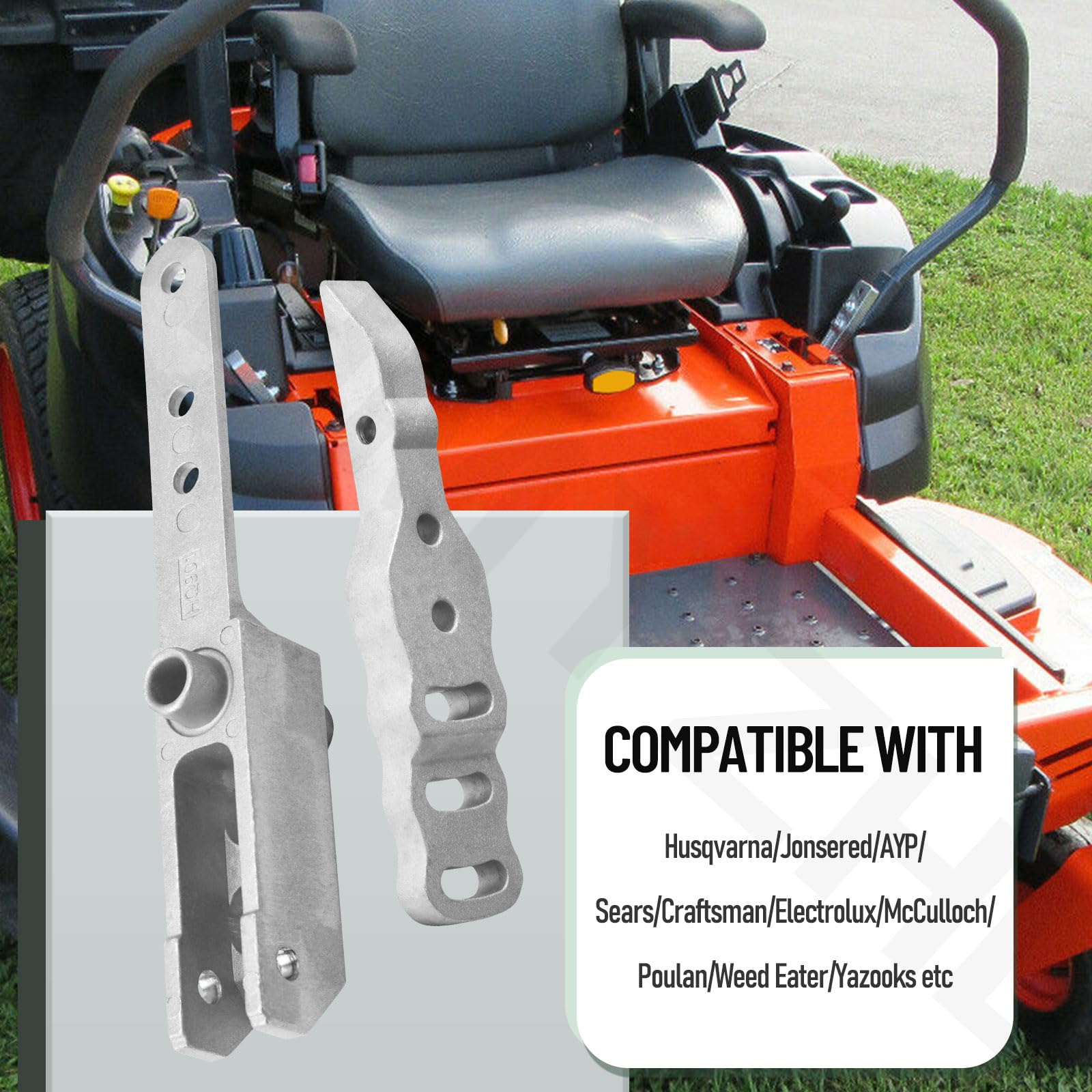 522452901 Unidad de sección de pivote y 576452801 Soporte de mango de control de accionamiento para Husqvarna Z254i, Z254F, Z254, Z248F, Z246i, Z246, Z242F
