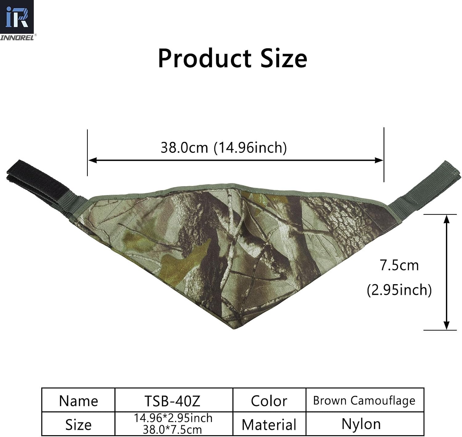 INNOREL TSB-40Z Weight Bag Tripod Stone Waterproof SandBag for Universal Lightweight Travel Tripod Professional Camera Equipment Storage,Astrophotography Paintings,Load 33lb/15kg(Brown Camouflage)