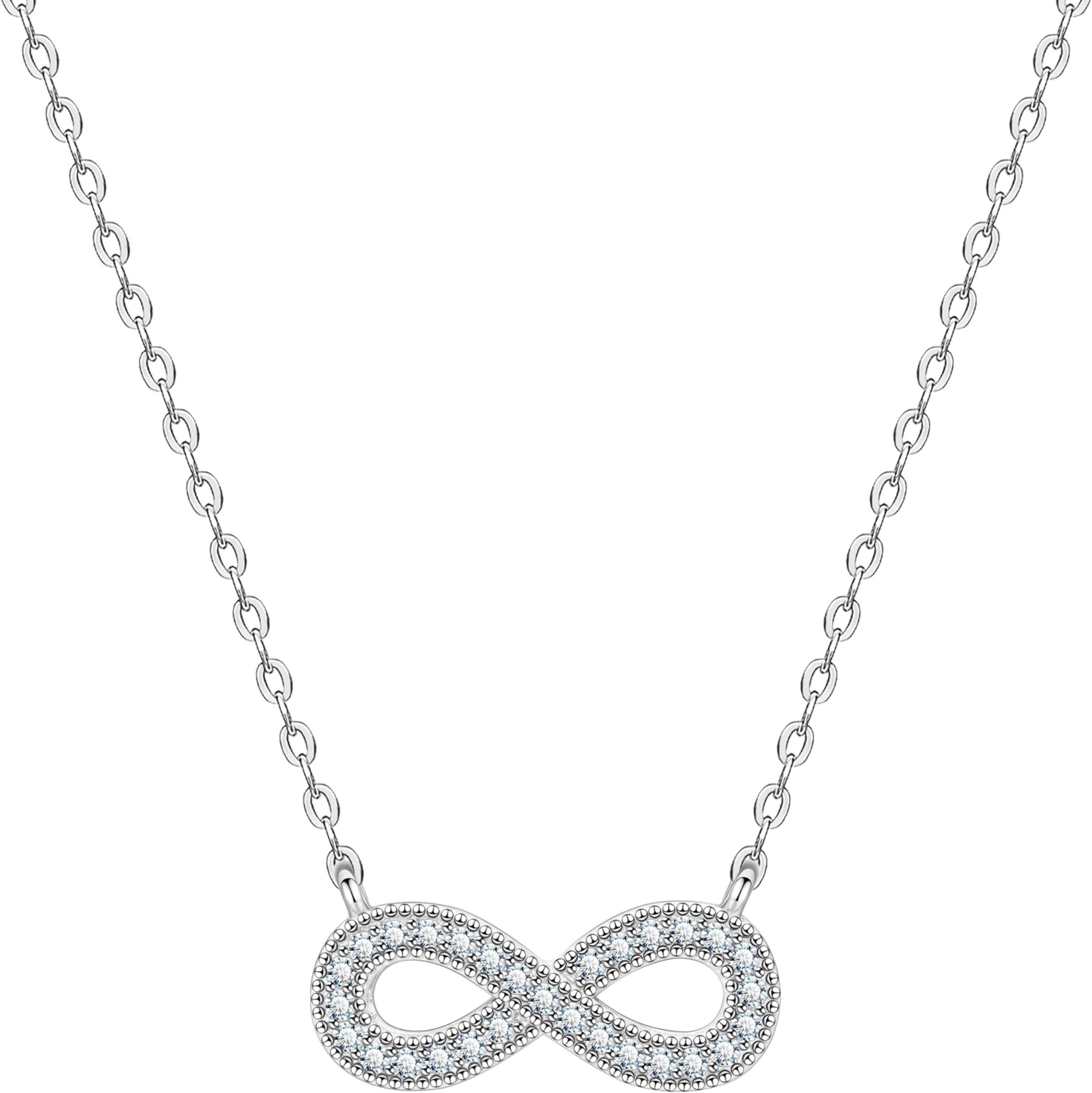 925 Silver Adjustable Necklace Circle Minimalist Enamel Tiny Heart Cactus Triangle Pendant Dainty Choker for Women