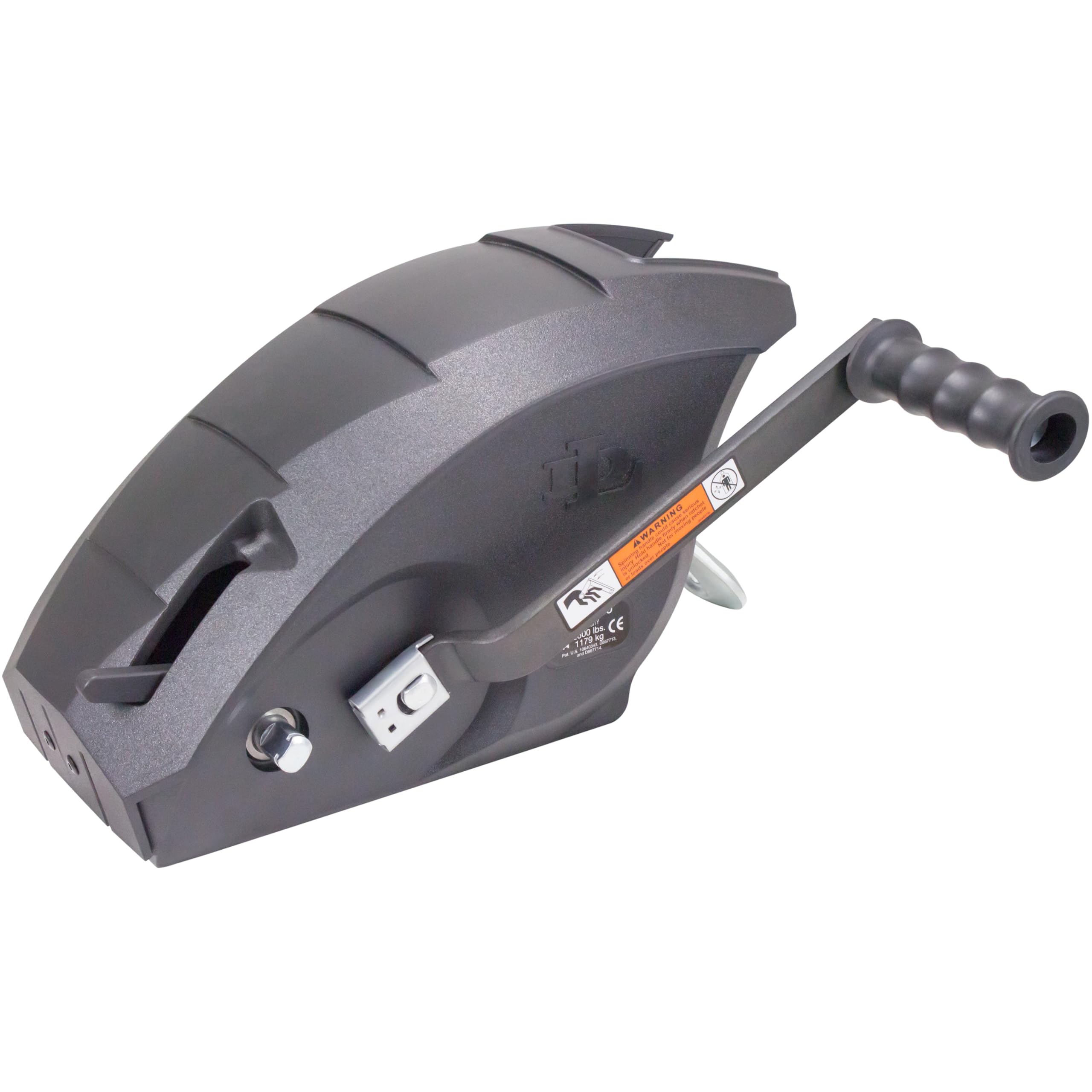 Photo 1 of Dutton-Lainson Company - Pulling Winch (DLx2600FC) - Full Cover Rust Resistant Finish for Horizontal Pulling, Lifting and Heavy Equipment - 2600 lb Capacity, 9 1/2" Handle, 25ft Strap - Made in USA