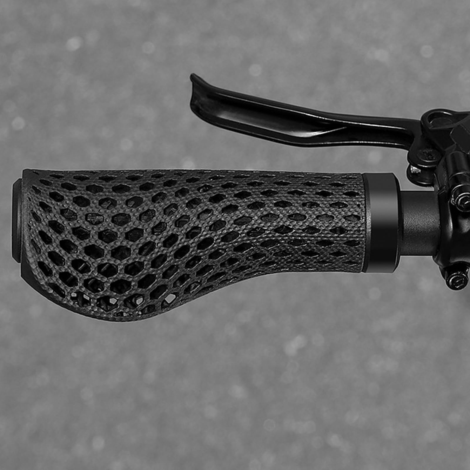 Manopole per bici con motivo a nido d'ape: in resina ergonomica anti-fatica, attrezzatura da ciclismo leggera, traspirante, a nido d'ape, ammortizzante, manico per ciclismo