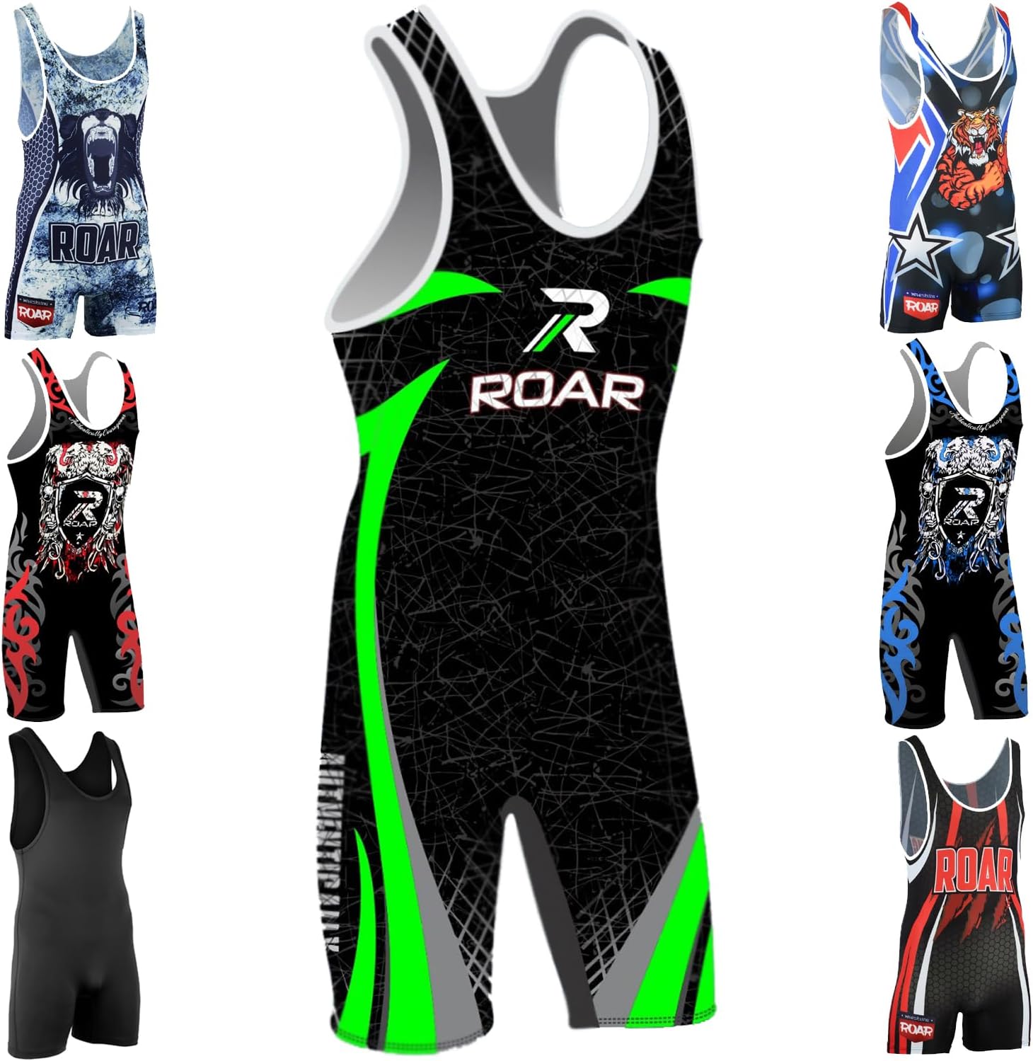 ROAR Athletic Men's Wrestling Singlet Suit Bodywear Uniform