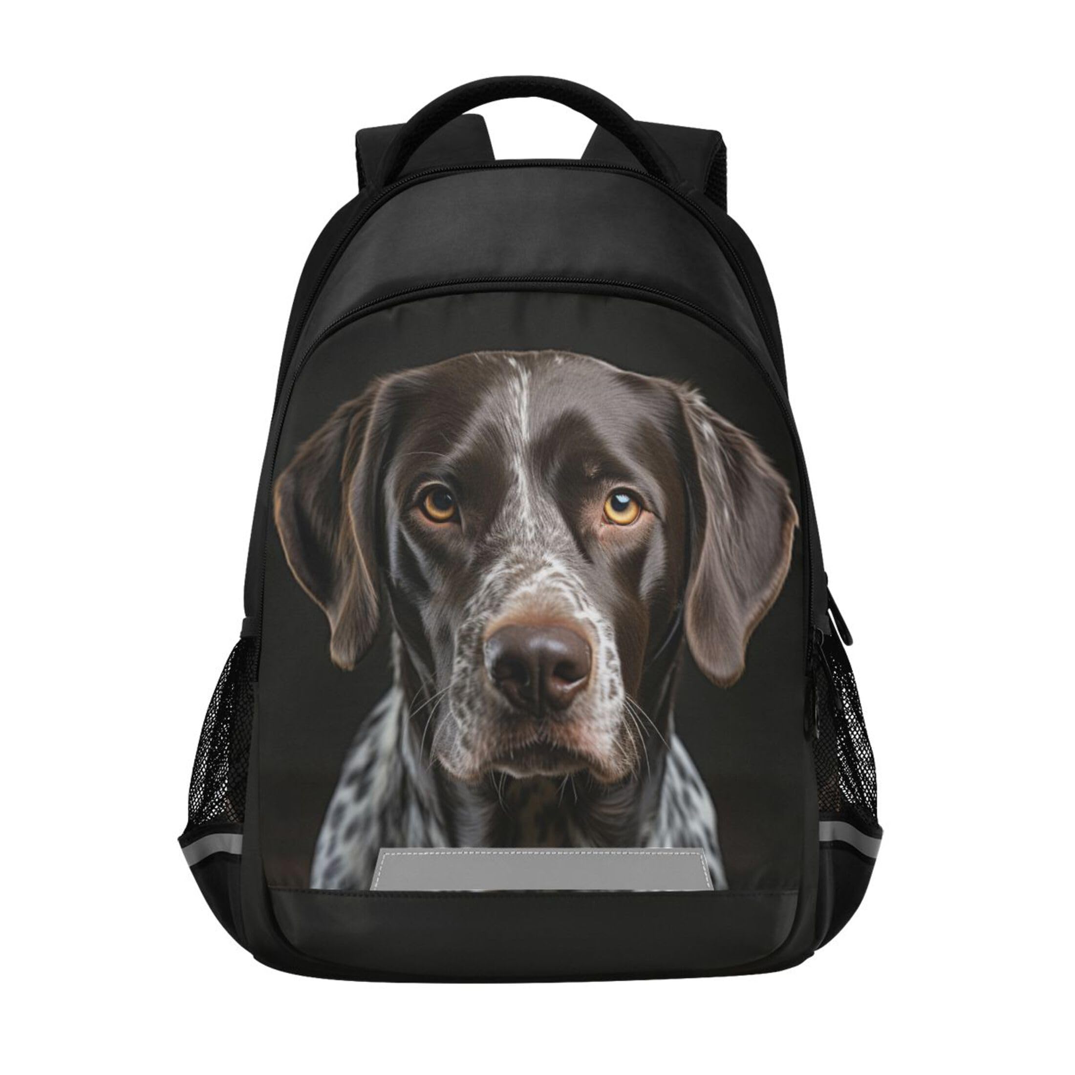 German Shorthaired Pointer Printing Backpack for Student Kids Rucksack Boys Girls School Bag Travel Daypack