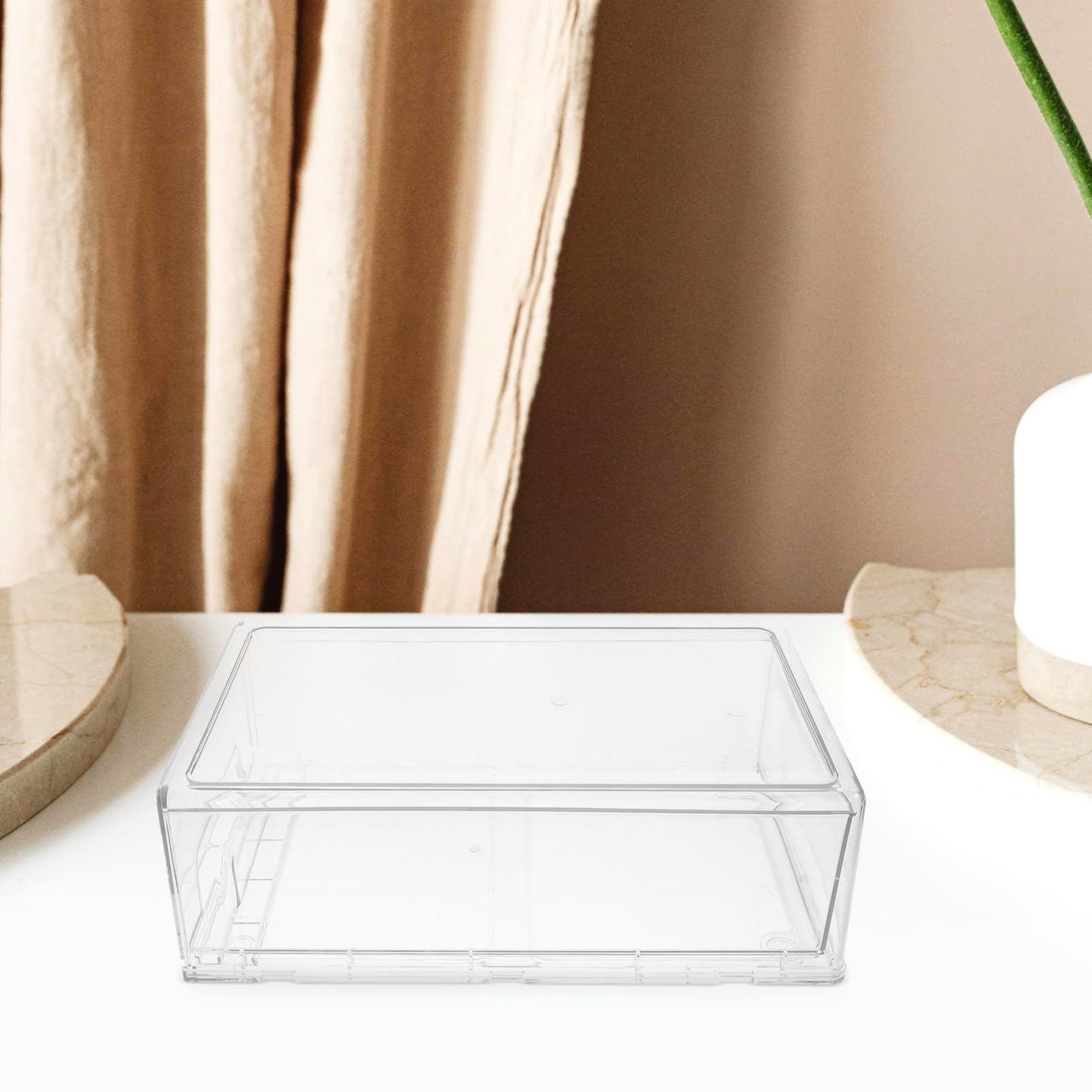 Scatola Organizer per Cassetti in Pet Design Semplice e Funzionale per Ufficio e Dormitorio, Facilita L'organizzazione la Visibilità di Vari Oggetti