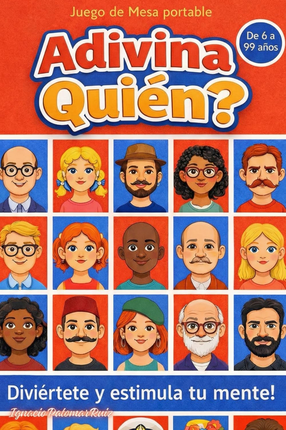ADIVINA QUIÉN? Juego de mesa portable: Diviértete y estimula tu mente