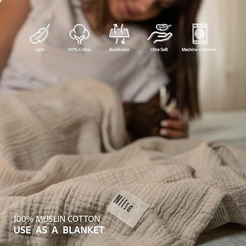 Miniatura 7 de Nilsa Cubierta de muselina 5 en 1 para lactancia materna y asiento de coche de bebé, funda transpirable para lactancia materna con aro rígido,