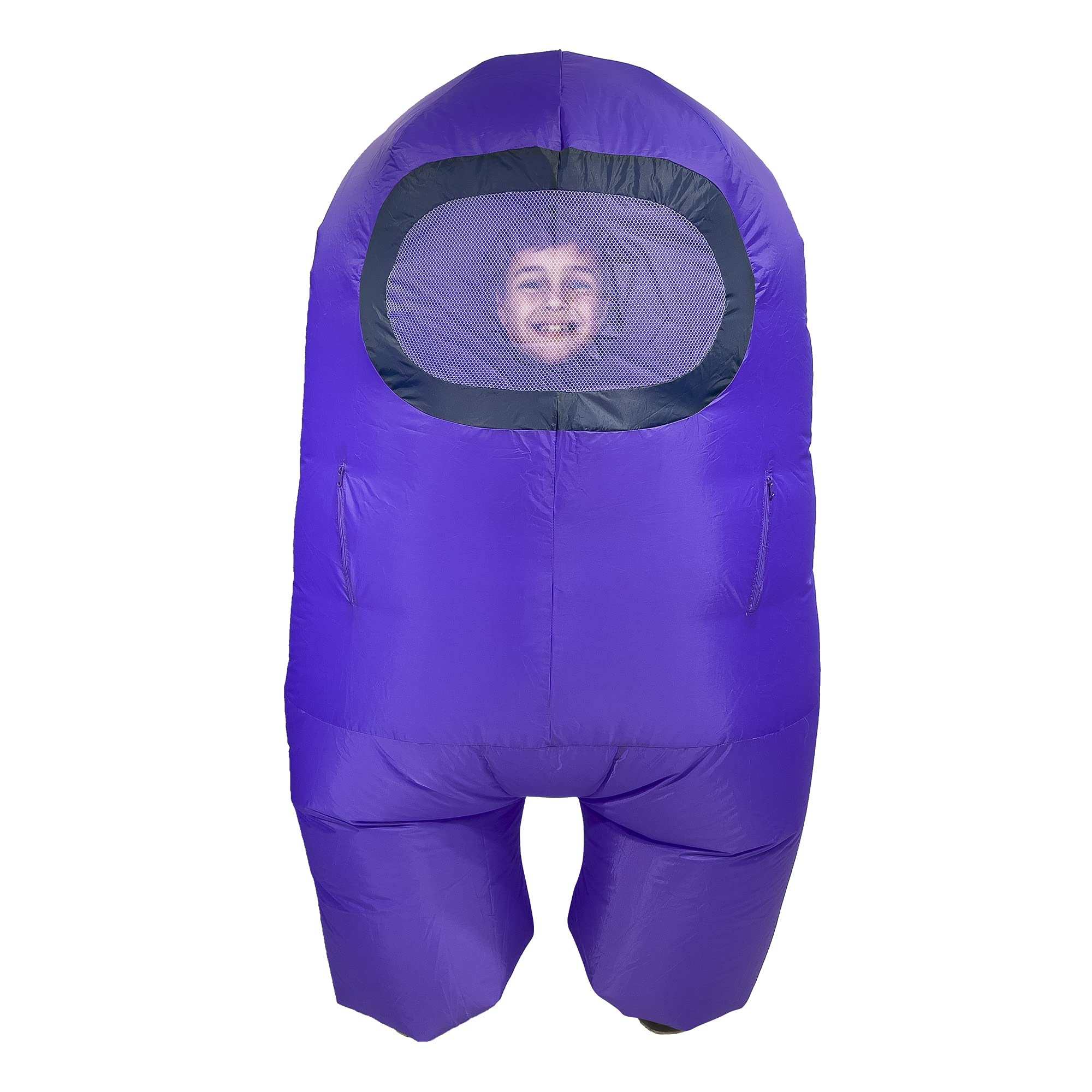 Buy Among Us Official Yume Inflatable Cosplay Costume Crewmate Kids One Size Fit All Purple