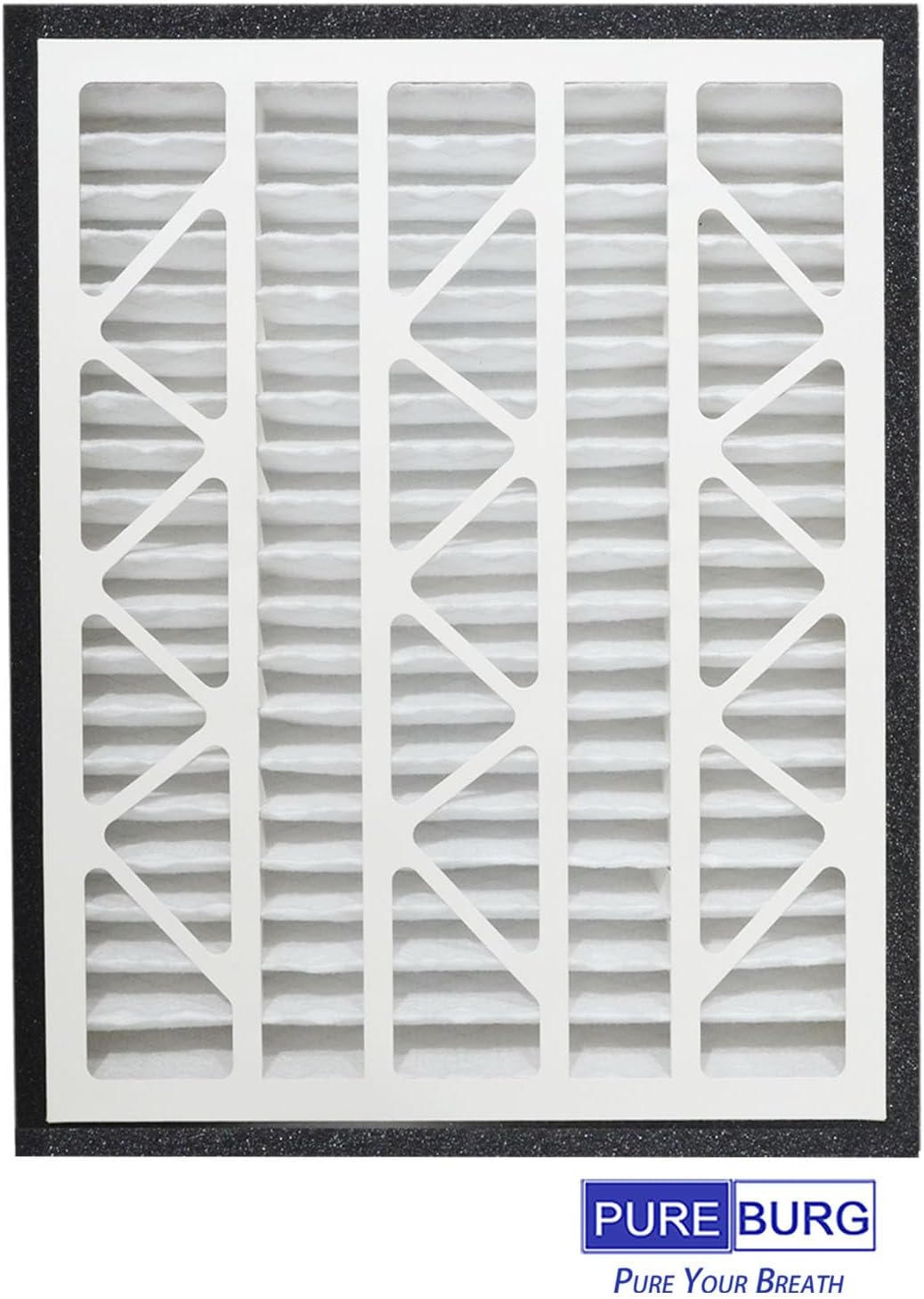 PUREBURG 20x30x3 Replacement Filter Compatible with Zephyr VGF Series 20x30x3 Whole Home Return Air Grille Filter,2-Pack Merv13