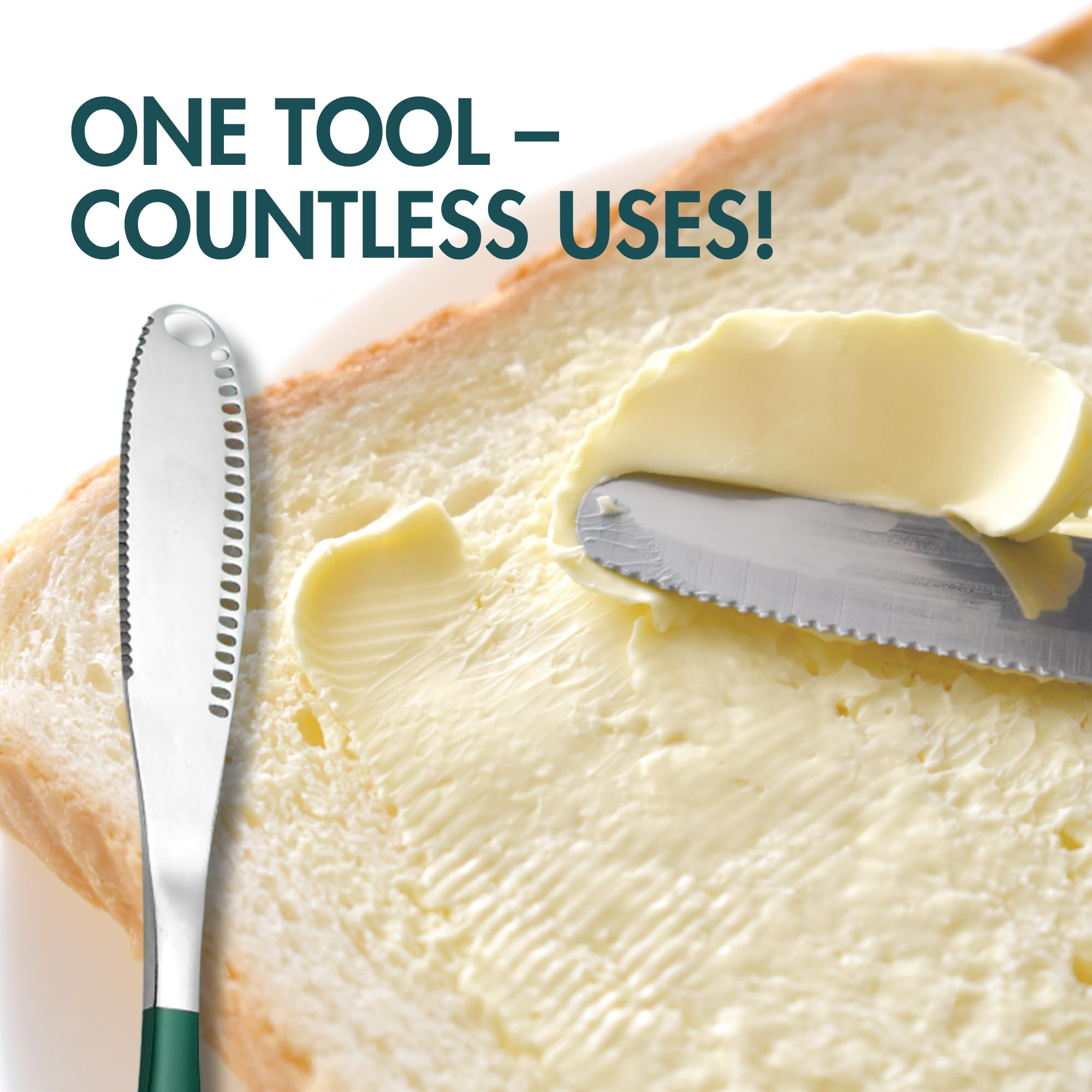 Stainless Steel 3-in-1 Butter Spreader Knife -7