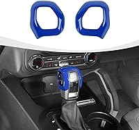 Vista 1 de Cubierta de la perilla de la palanca de cambios compatible con accesorios interiores Ford Bronco 2021-2025, color azul