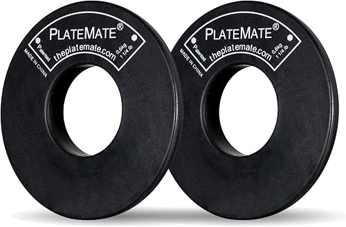 PlateMate 1.25Donut plate, Black