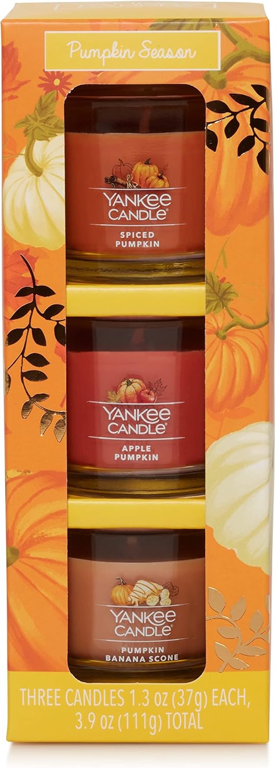 Yankee Candle Pumpkin Season Gift Set 3 Mini Candles