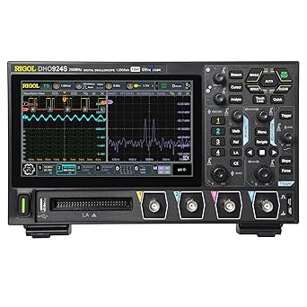 RIGOL Digital Oscilloscope DHO924S 250MHz Frequency Band + 12-bit Vertical Resolution + Maximum 1.25 GSa/s Sample Rate + 4 Analog Channels + 1CH Built-in Signal Generator